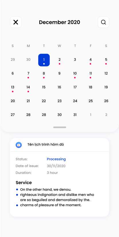 Được cung cấp phát đồ điều trị riêng biệt theo từng trường hợp