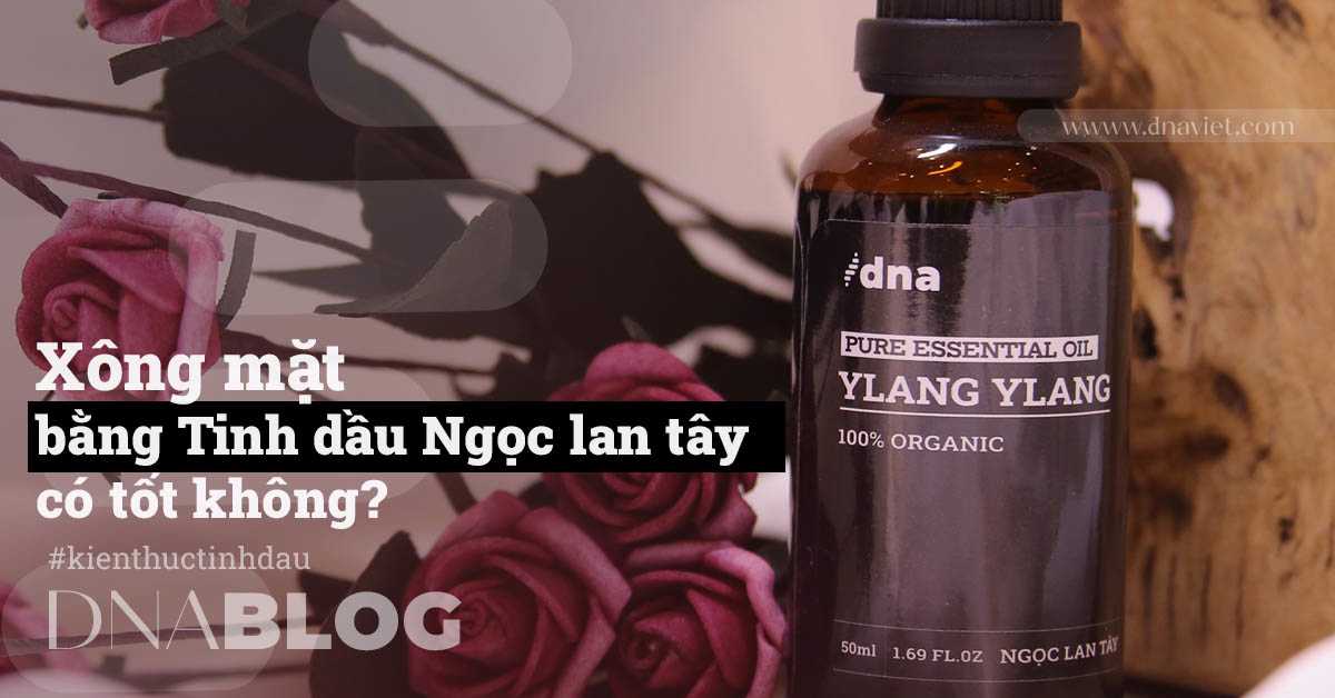Xông mặt bằng Tinh dầu Ngọc lan tây có tốt không?